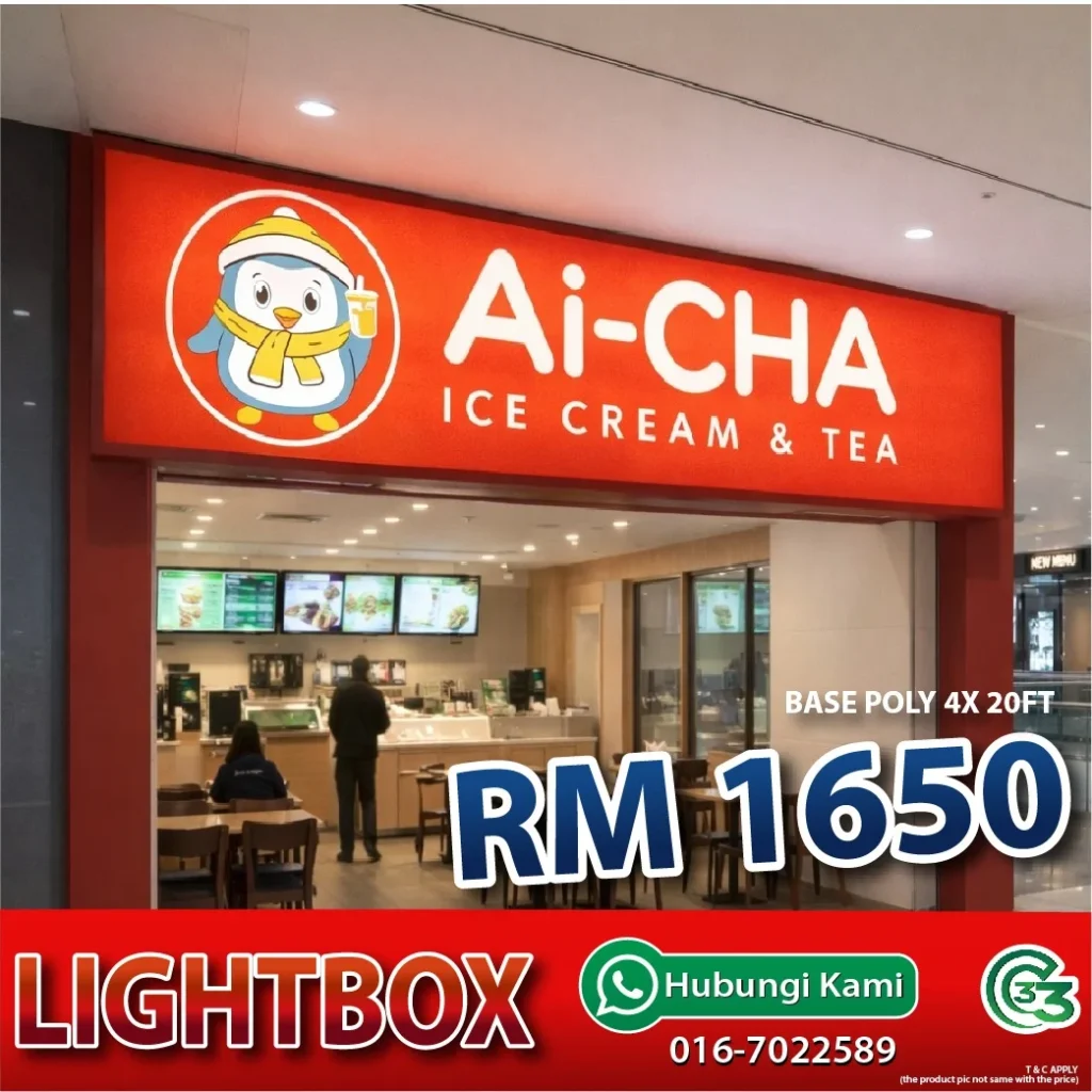 Lightbox Signboard Promotion Cmedia33